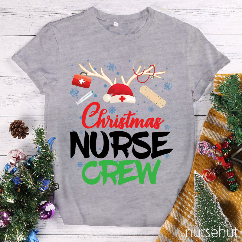 Christmas Nurse Crew Nurse T-Shirt