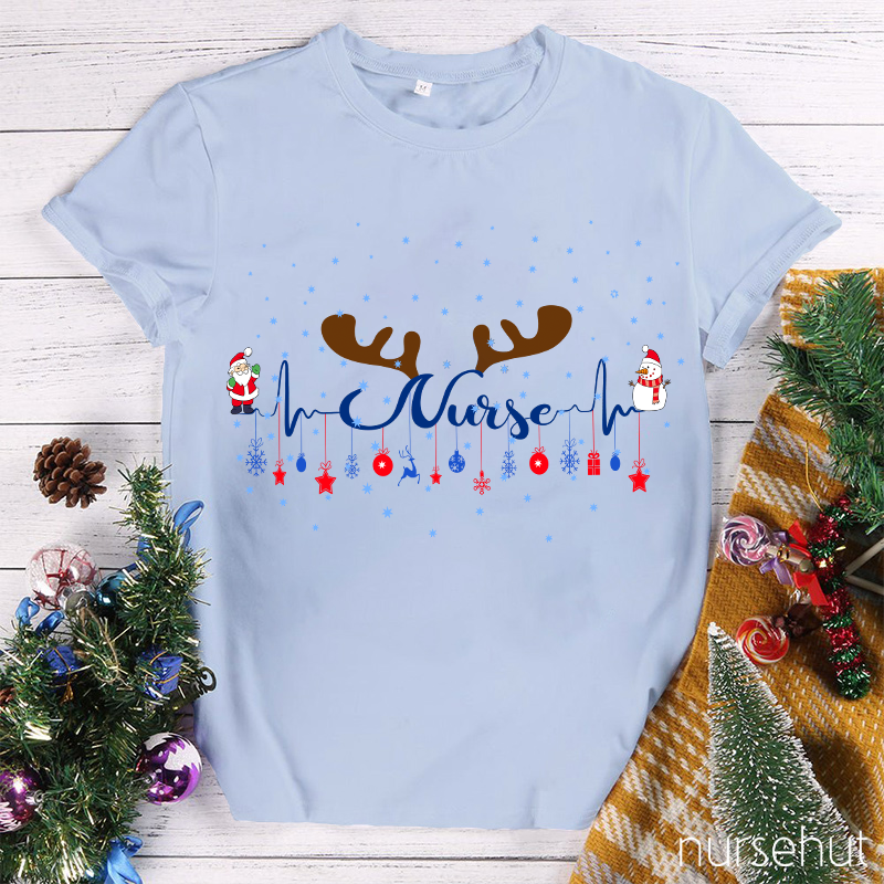 Hear The Sounds Of Christmas Nurse T-Shirt