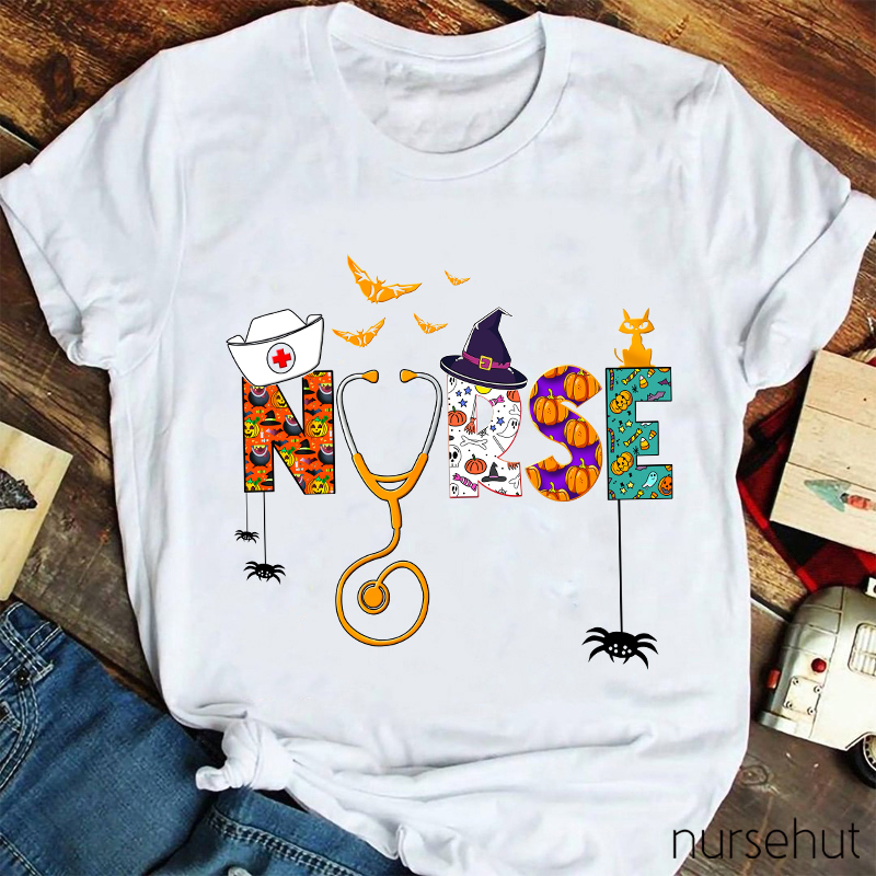 Nurse With Stethoscope T-Shirt