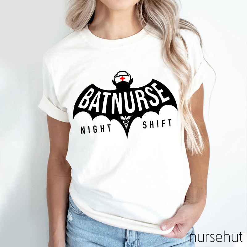 Batnurse Night Shift Nurse T-Shirt
