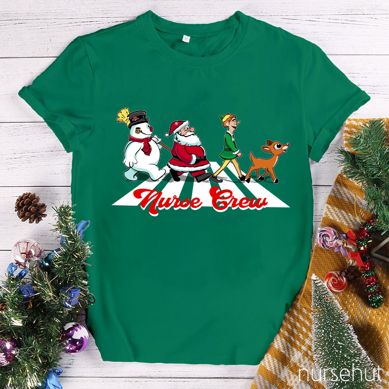 Christmas Nurse Crew Nurse T-Shirt