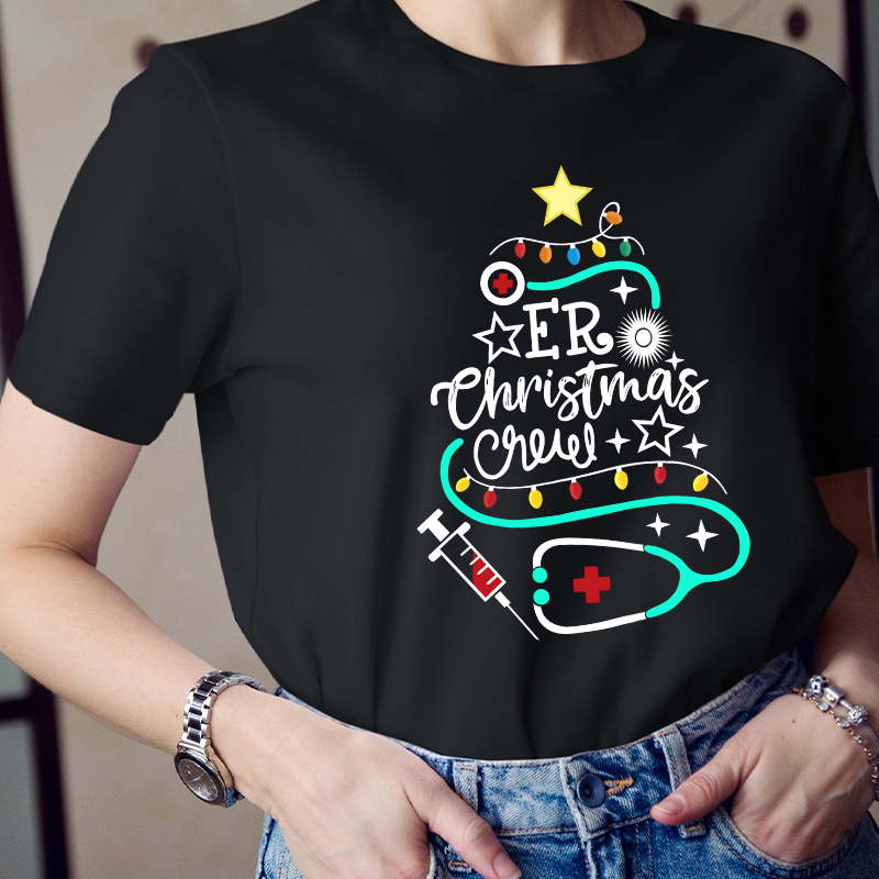 ER Christmas Crew T-Shirt
