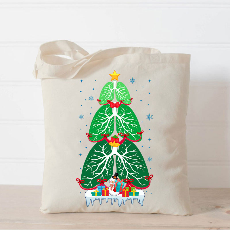 Healthy Lungs Nurse Tote Bag