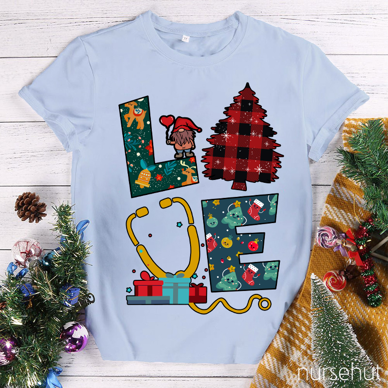 We Wish You A Merry Christmas Nurse T-Shirt