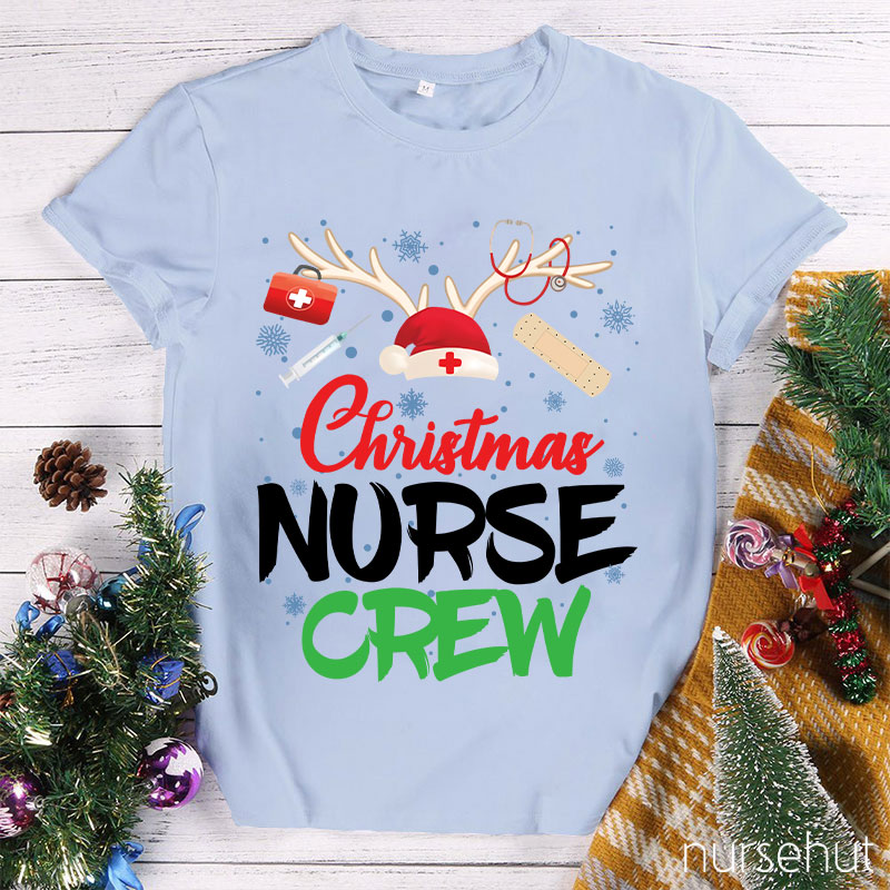 Christmas Nurse Crew Nurse T-Shirt