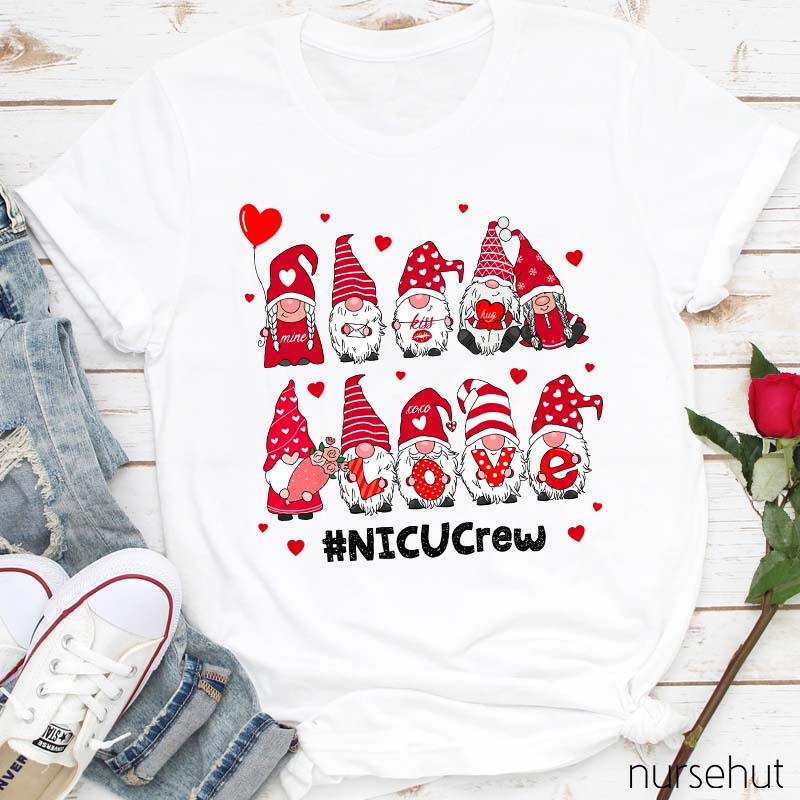 Personalized Kiss Love Nurse T-Shirt