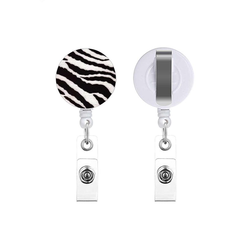 Leopard Nurse Badge Reel