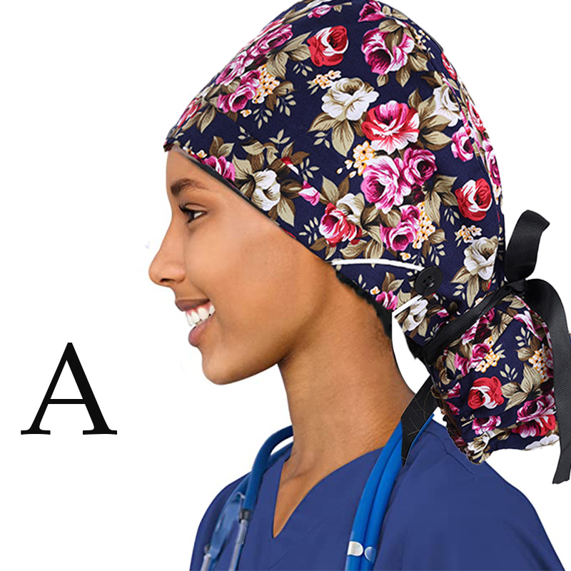 Personalzide Nurse Scrub Caps