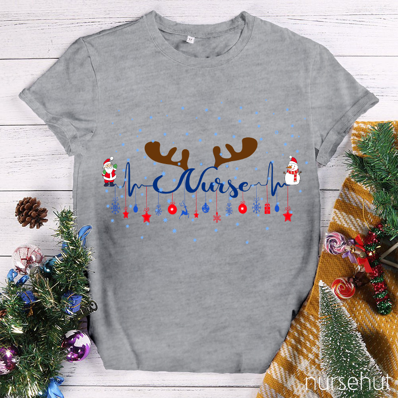 Hear The Sounds Of Christmas Nurse T-Shirt