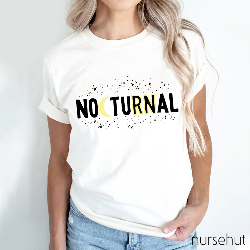 Nocturnal RN Night Nurse T-Shirt