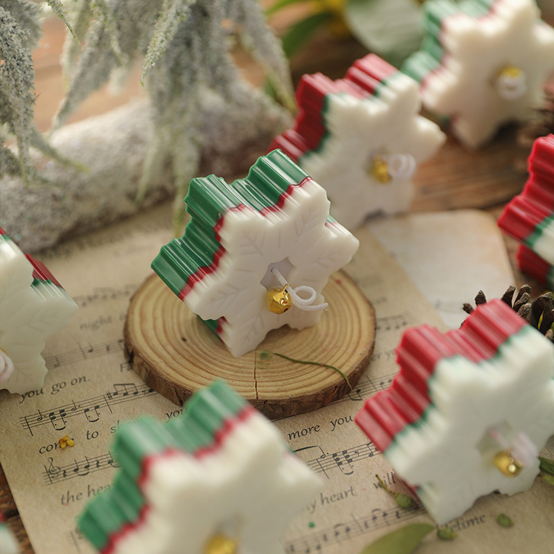 Snowflake Scented Candle Teacher Christmas Decoration