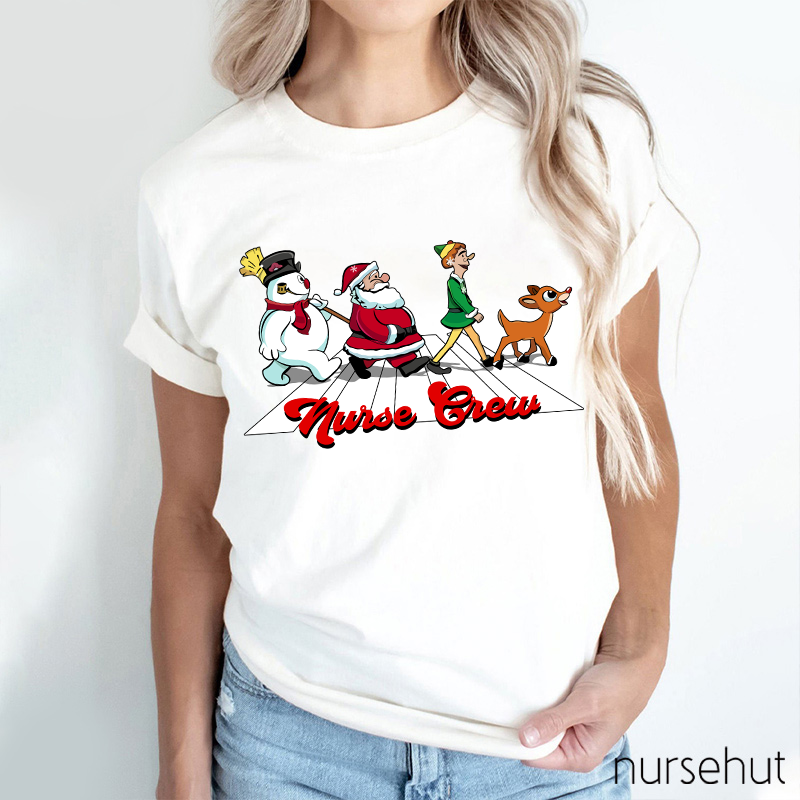 Christmas Nurse Crew Nurse T-Shirt