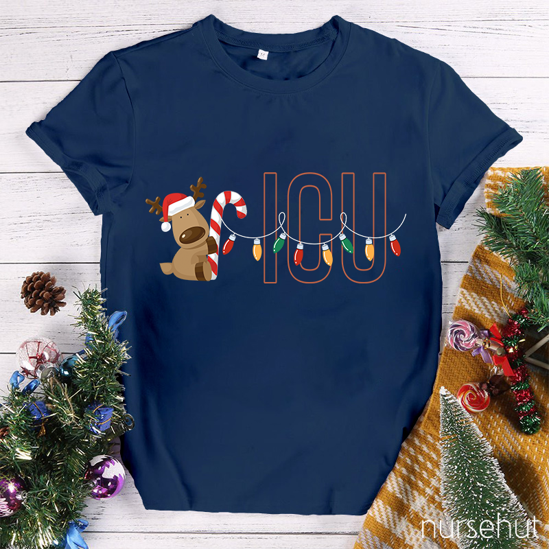 Personalized Jolly ICU Nurse T-Shirt