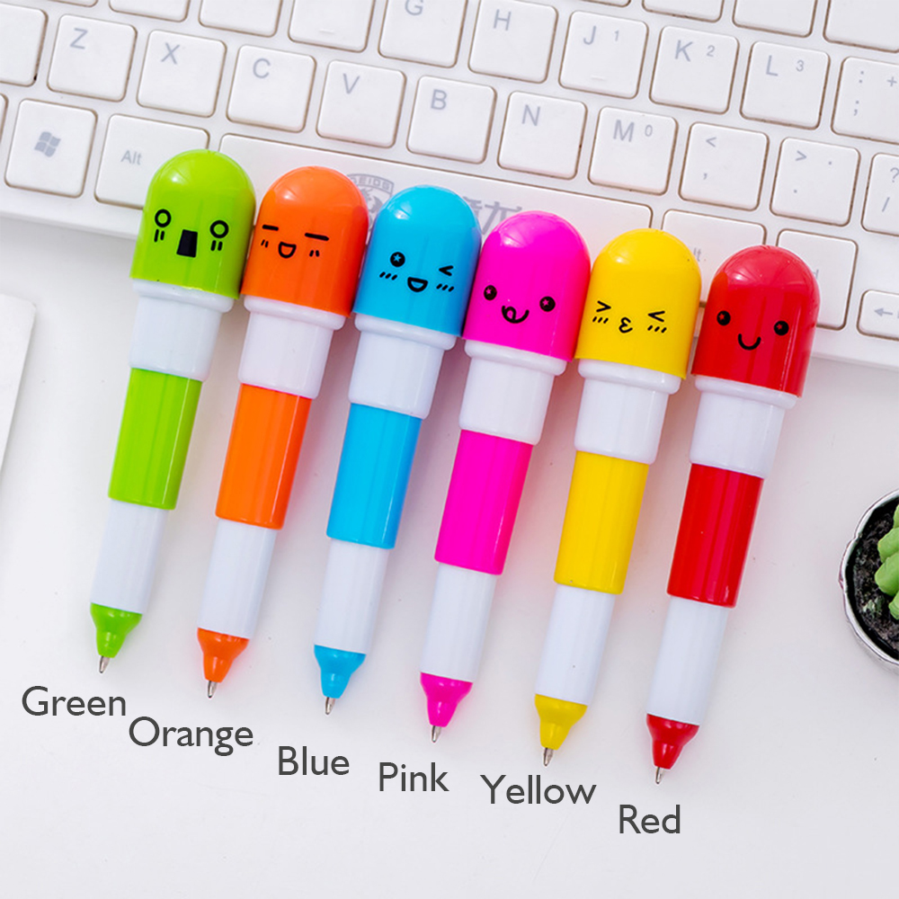 Cute Happy Pill Mini Pen