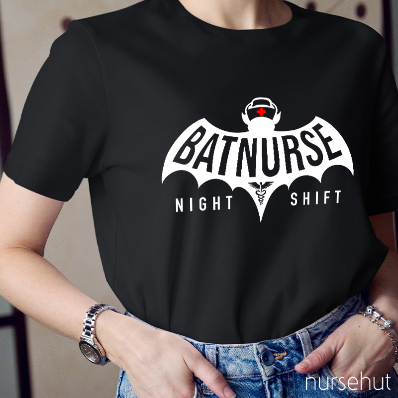 Batnurse Night Shift Nurse T-Shirt