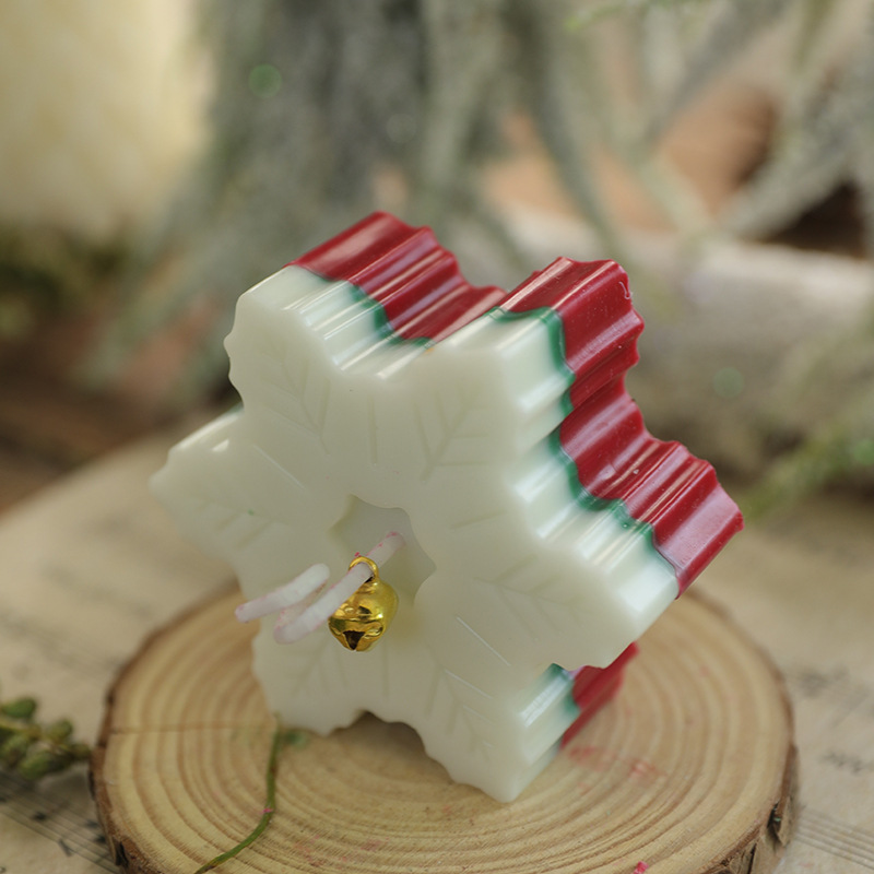 Snowflake Scented Candle Teacher Christmas Decoration