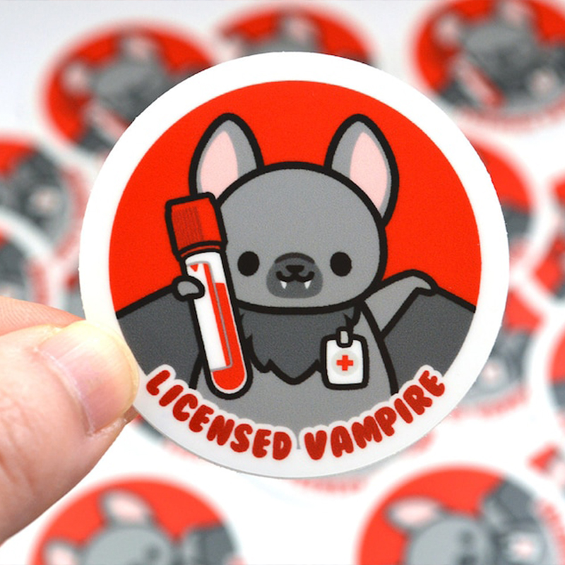Licensed Vampire Nurse Stickers