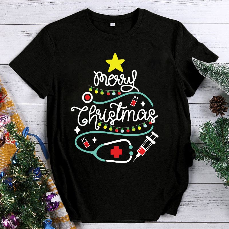 What A Jolly Day Merry Christmas Nurse T-Shirt