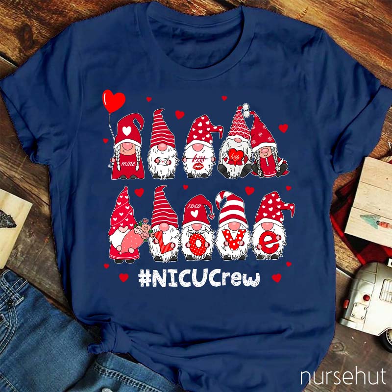 Personalized Kiss Love Nurse T-Shirt