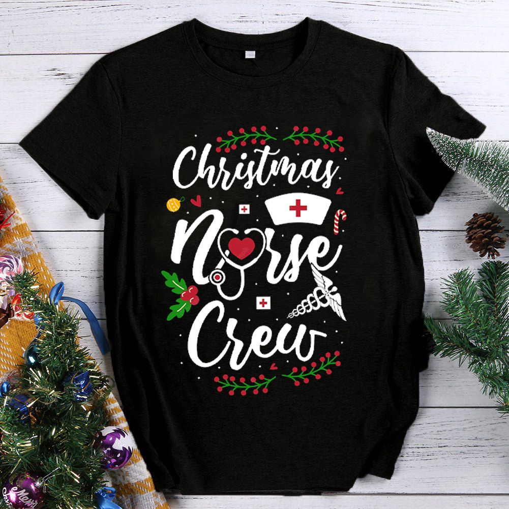 We're Christmas Nurse Crew T-Shirt