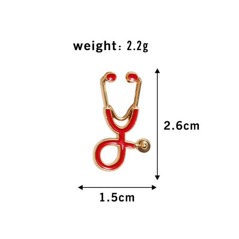 Cute Little Stethoscope Nurse Series Pin Set