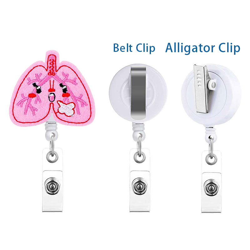 Human Organs Nurse Badge Reel