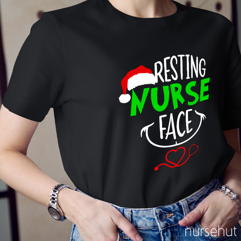 Resting Nurse Face Nurse T-Shirt
