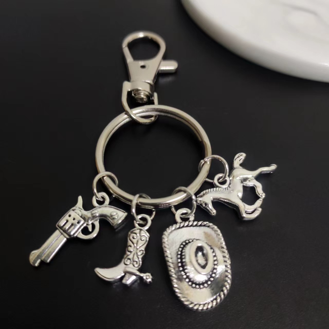 Cowboy Western Keychain