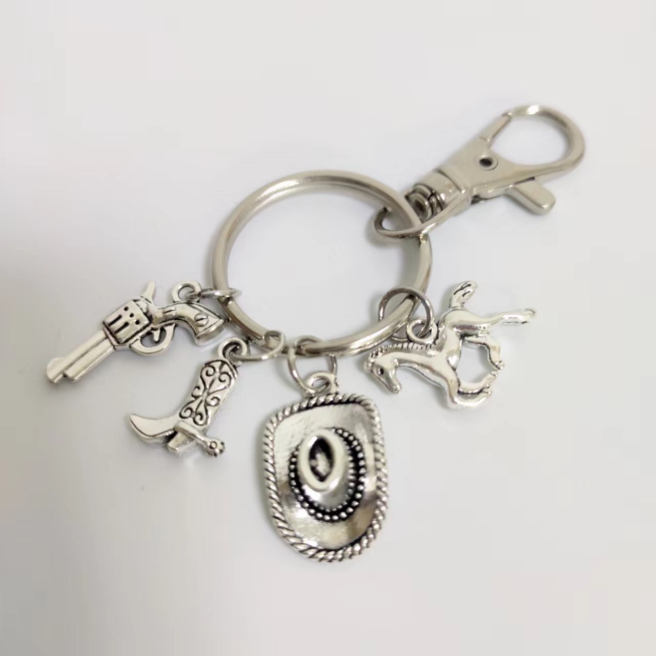 Cowboy Western Keychain