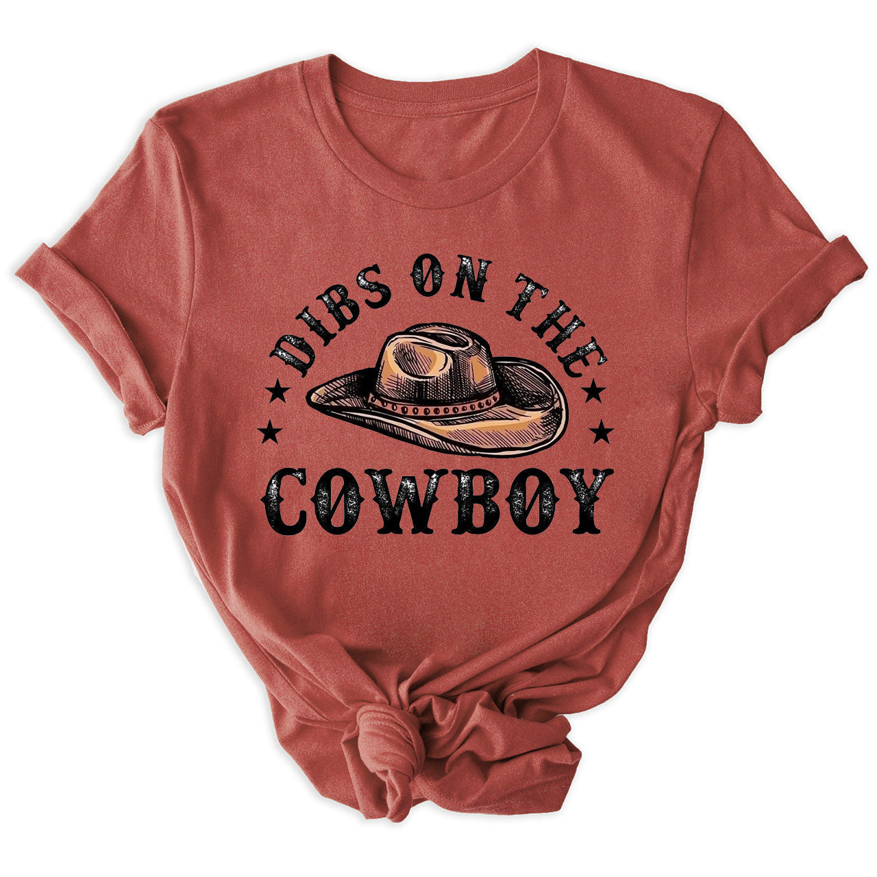 Dibs On The Cowboy Western Tees