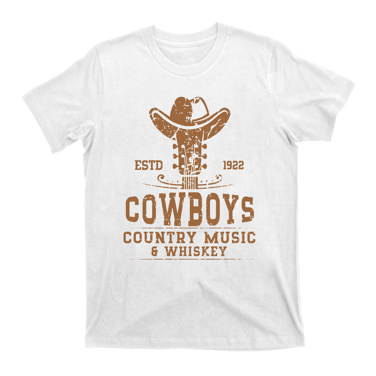 Country Music Whiskey Western Cowboy T-Shirt
