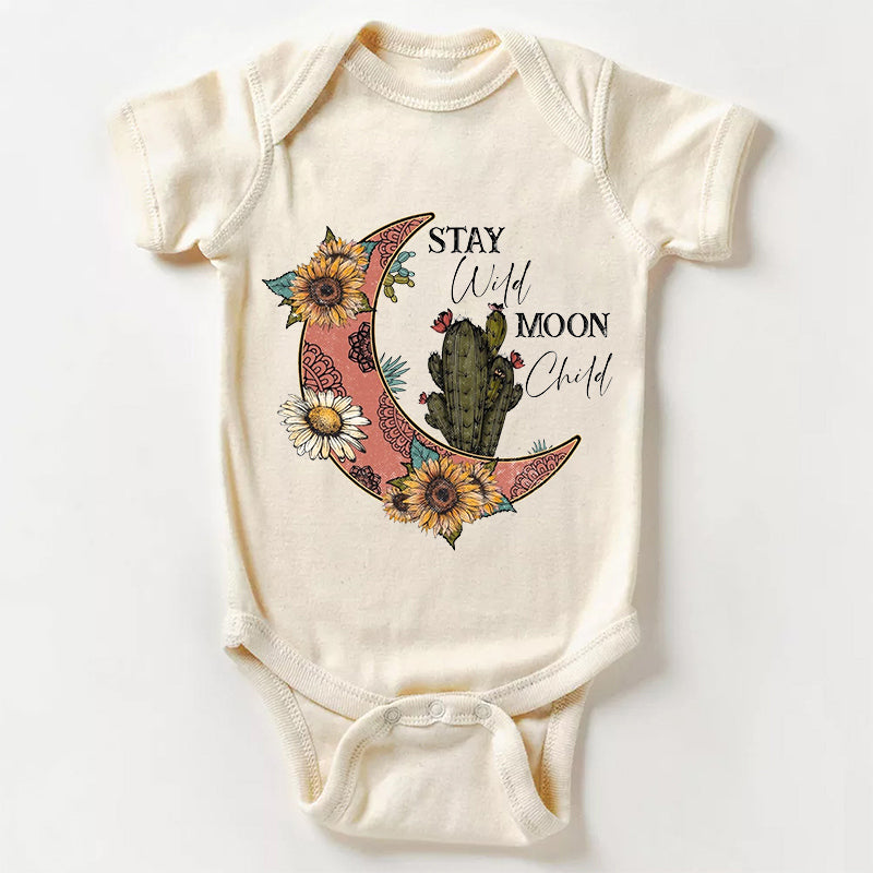 Stay Wild Moon Child Baby Bodysuit