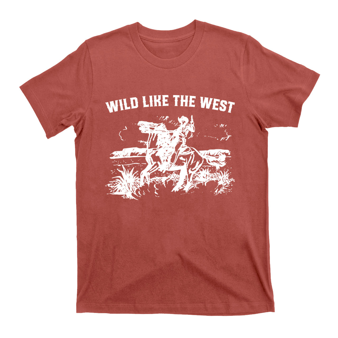 Wild Like The West Cowboy T-shirts