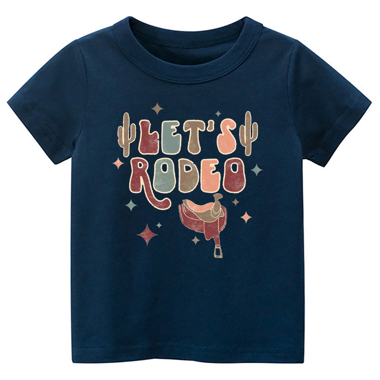 Lets Rodeo Funny Cowboy Kids T-shirt