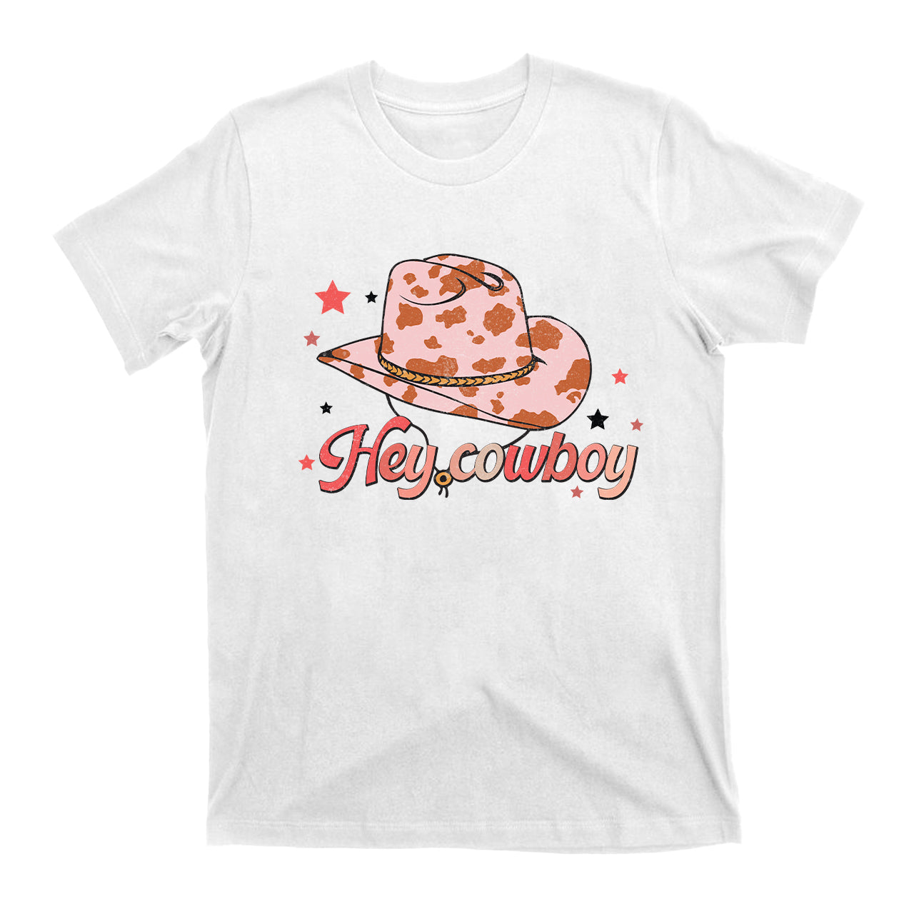 Hey Cowboy - Vintage Country Cowboy T-Shirt