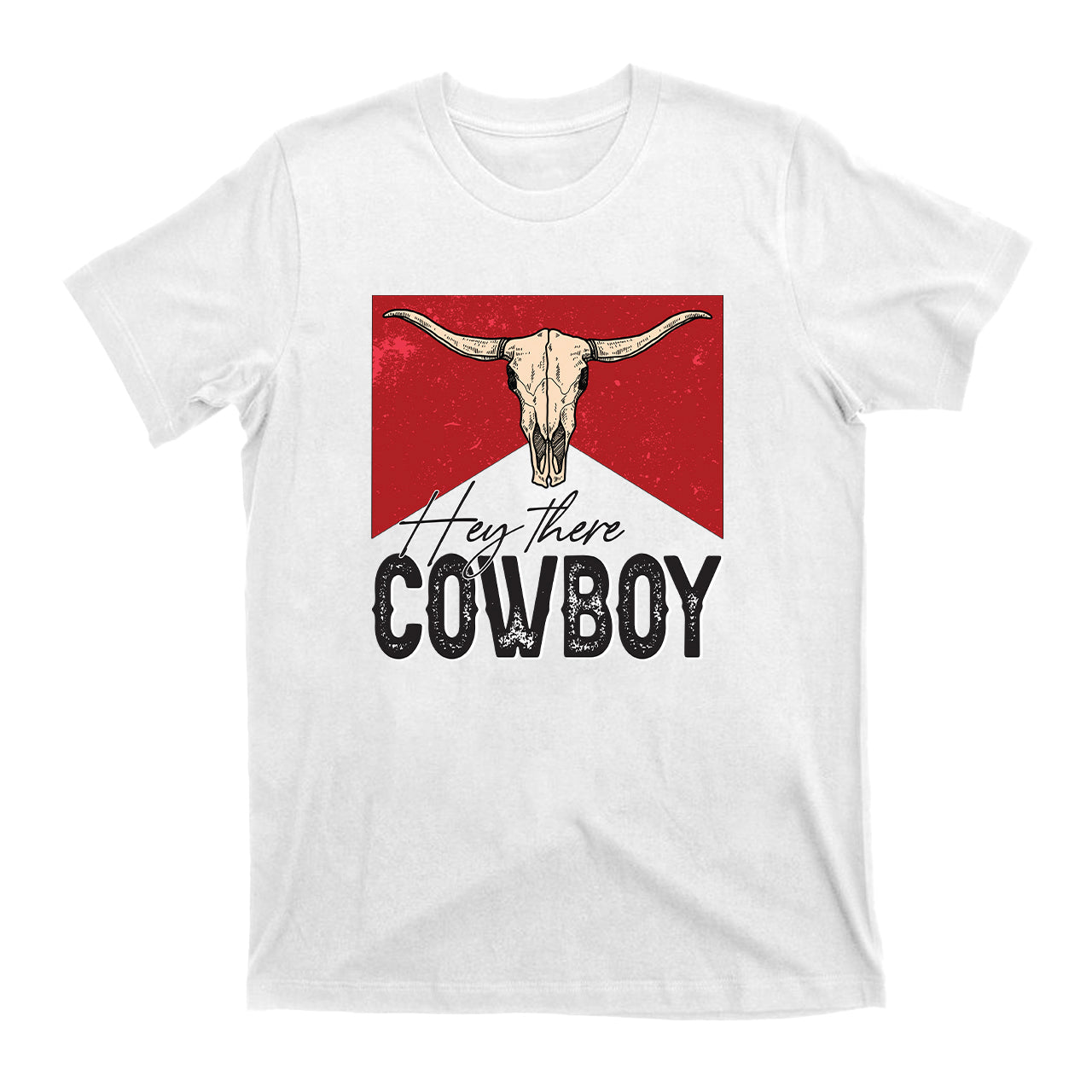 Hey There Cowboy Vintage Western Cowboy T-Shirt