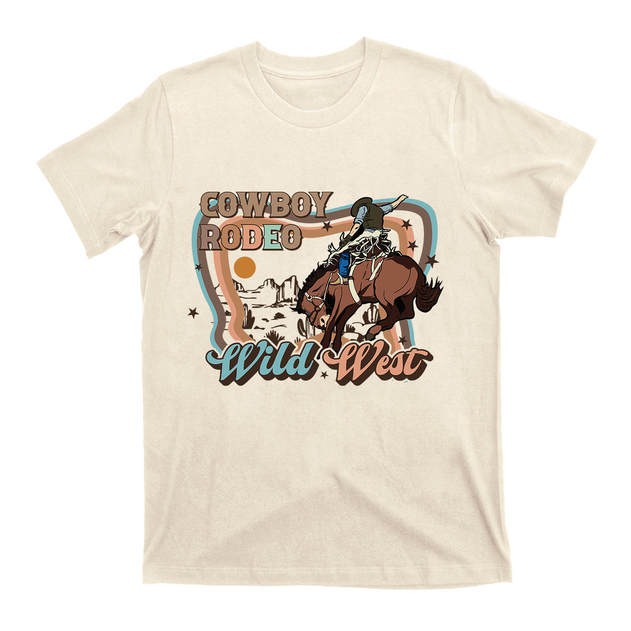 Cowboy Rodeo Wild West Independence Day T-Shirts