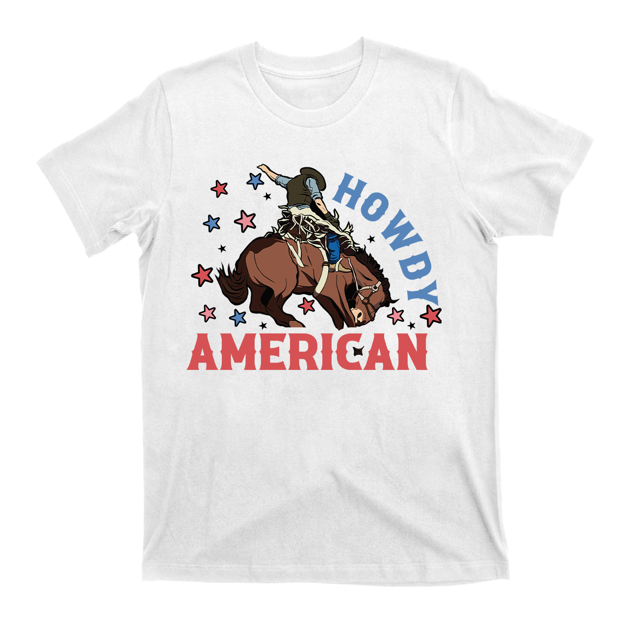 Howdy American Independence Day T-Shirts