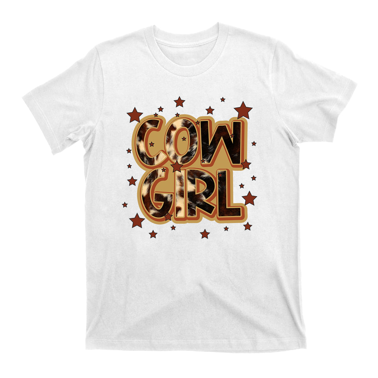 Country Wild West COW GIRL T-Shirts