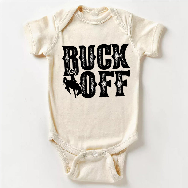 Buck Off Western Theme Baby Bodysuit