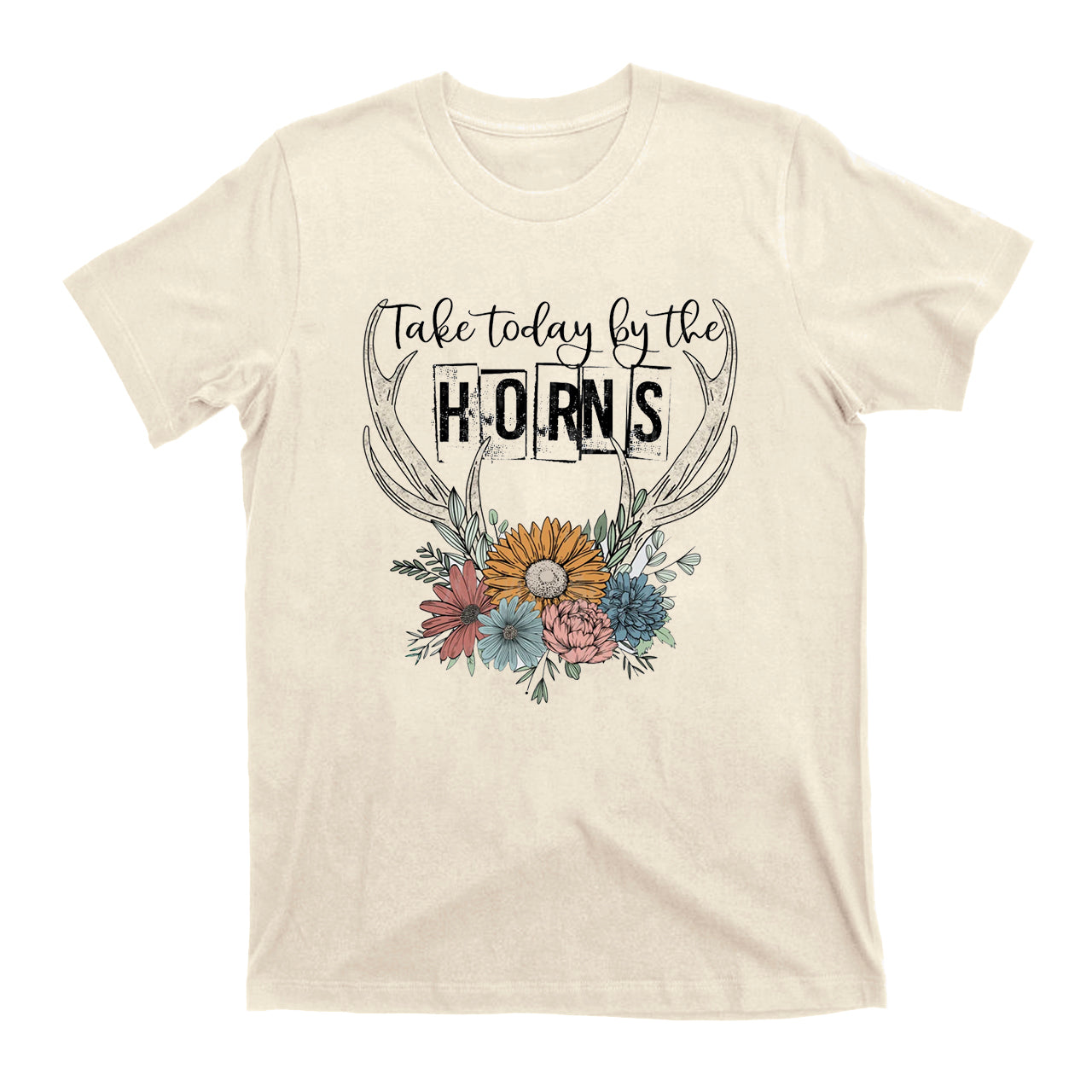 Take Today By The Horns Cowboy T-Shirts
