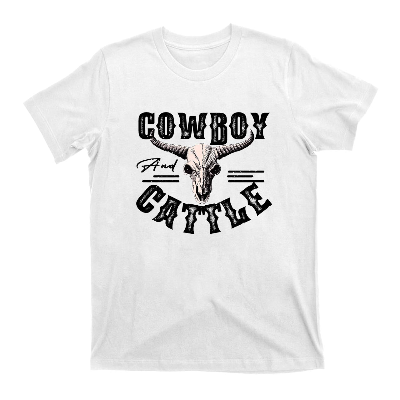 Cowboy And Cattle Western Cowboy T-Shirts