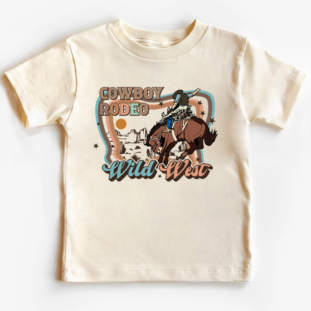 Cowboy Rodeo Wild West Cowboy Kids T-shirt
