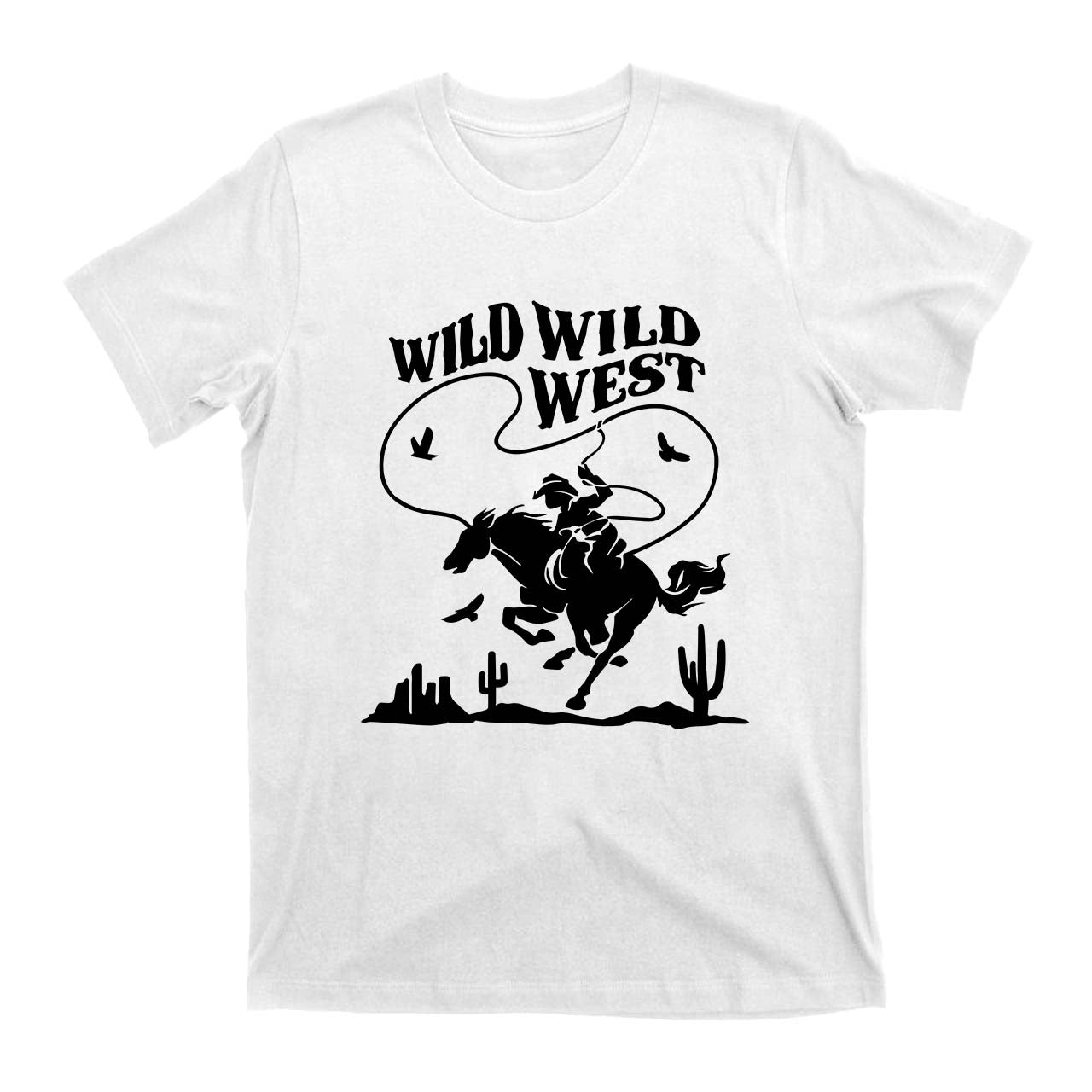 Vintage Look Wild West Cowboy T-Shirts