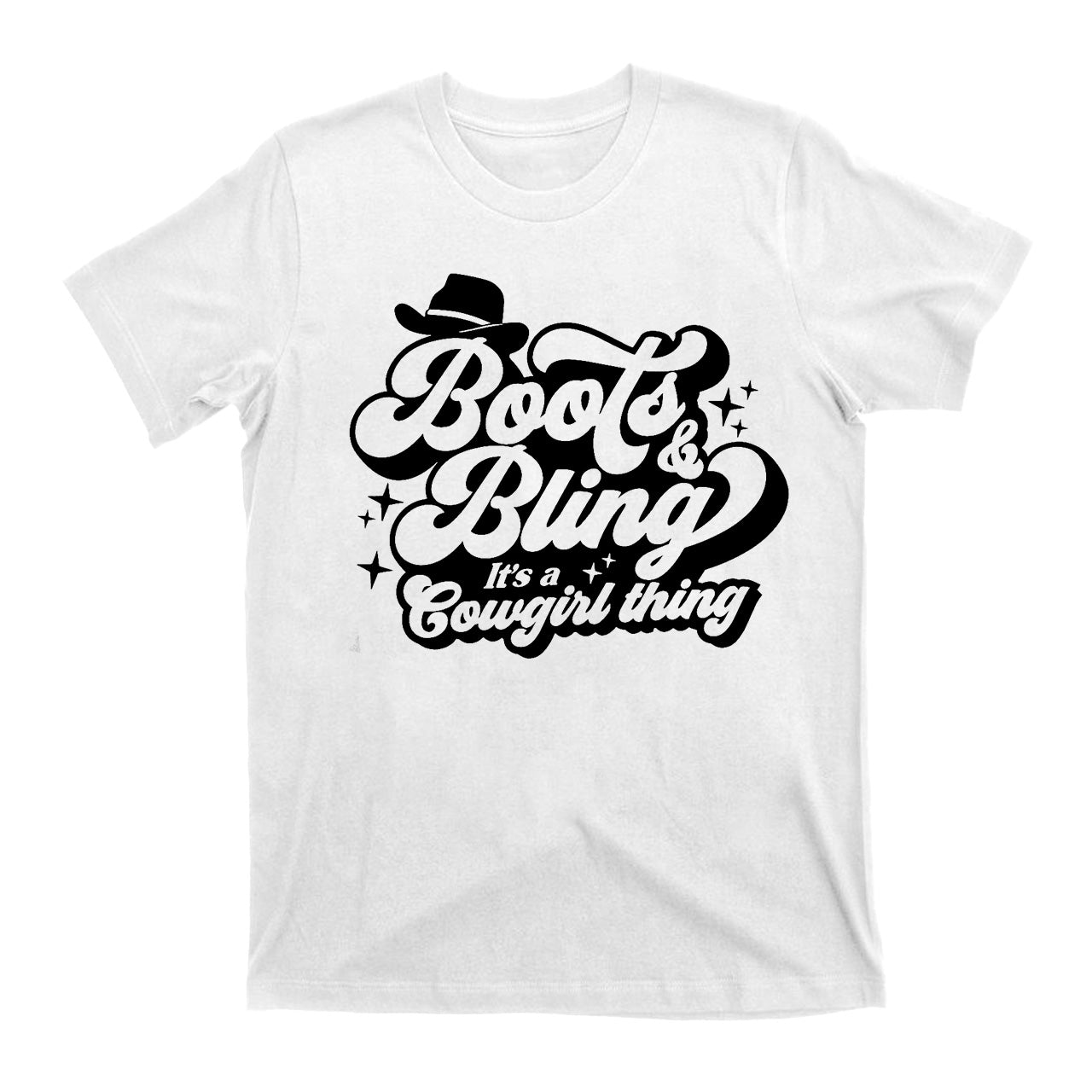 Boots and Bling Cowgirl Thing T-shirts
