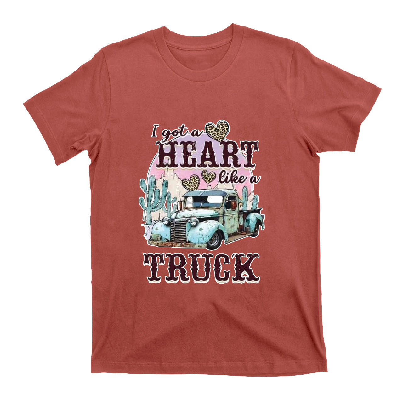 I Got A Heart Like A Truck Western Cowboy T-shirts