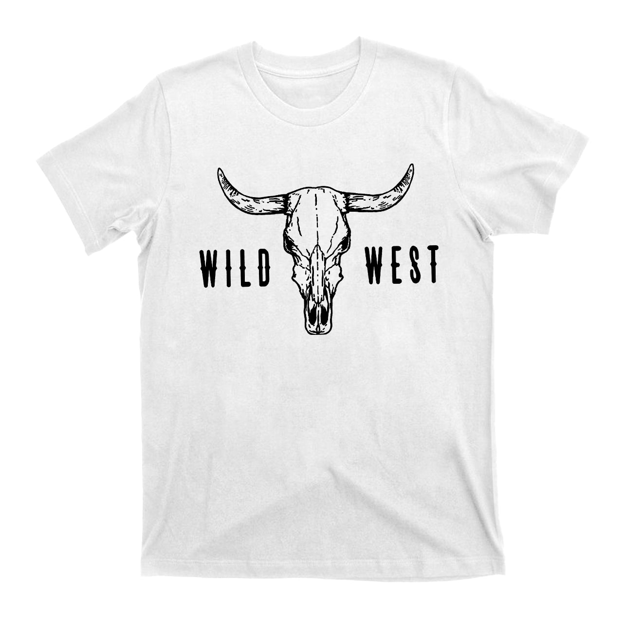 Cow skull t shirt best sale