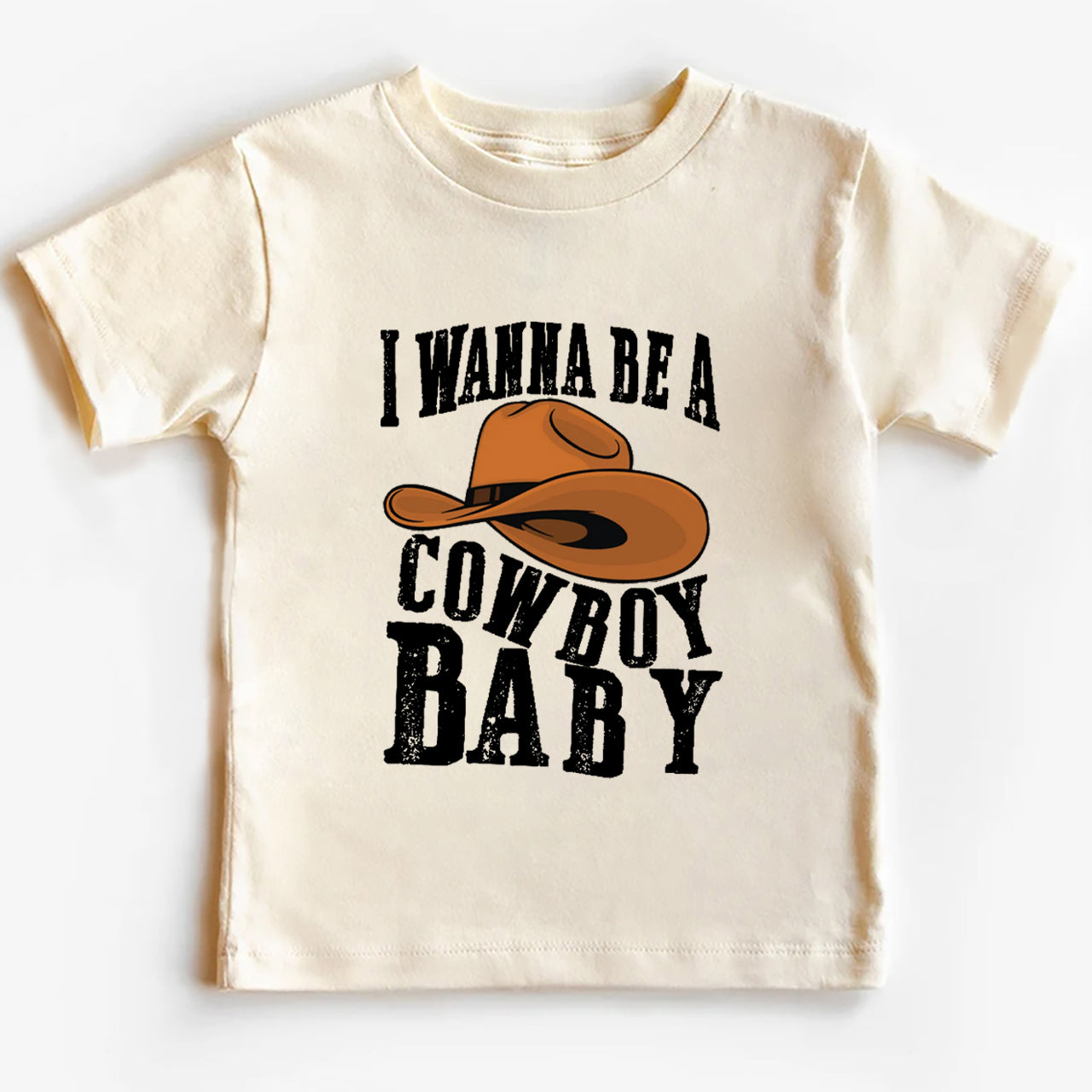 I Wanna Be A Cowboy Kids T-shirt