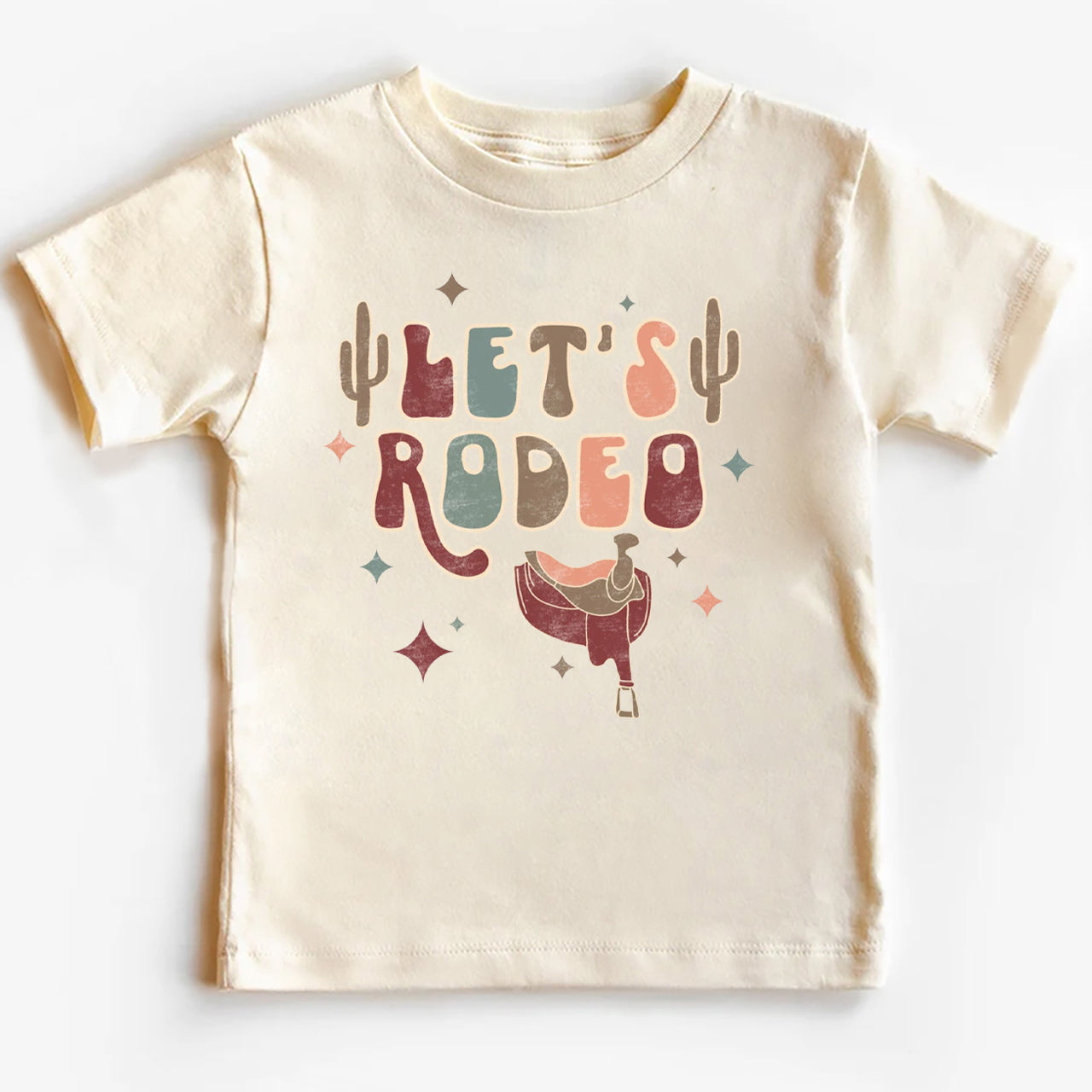 Lets Rodeo Funny Cowboy Kids T-shirt