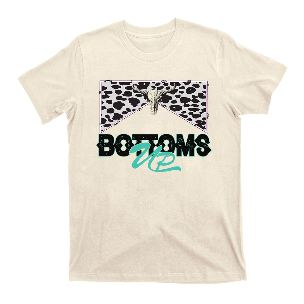 Bottom Up Cowboy Western T-Shirt